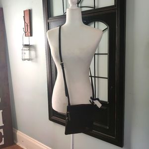 NWT Dooney & Bourke North/South Triple Zip Brown N